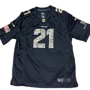 Nike On-Field NFL San Francisco 49ers Frank Gore Salute To Service Jersey -XL